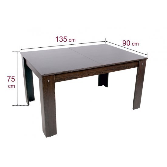Félix asztal 135 cm