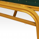 ZINA Rakásolható szék, zöld/matt arany keret 2 NEW