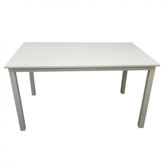 ASTRO Étkezőasztal, fehér, 135x80 cm NEW