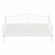 DAINA Fém ágy, fehér, 90x200