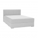 FERATA Boxspring típusú ágy 140x200, világosszürke KOMFORT