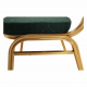 ZINA Rákásolható szék,  zöld/zöld festés 3 NEW