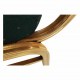 ZINA Rákásolható szék,  zöld/zöld festés 3 NEW
