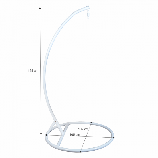 OTAN Állvány a függő hintafotelhez, féher NEW TYP 2