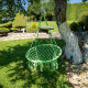 AMADO Függő szék, pamut+fém/zöld greenery 2 NEW