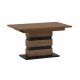 DELIS Széthúzható étkezőasztal, bolzano tölgy/fekete, 140-180x86 cm S