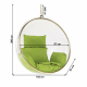 BUBBLE Függő fotel, átlátszó/arany/zöld TYP 1