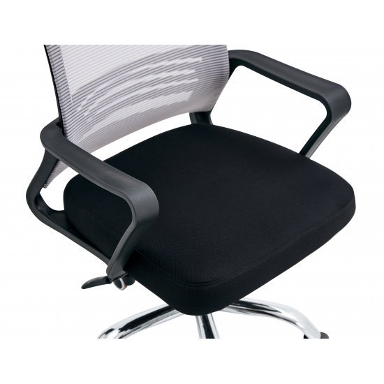 APOLO Irodai szék, háló szürkésbarna TAUPE/szövet fekete 2 NEW