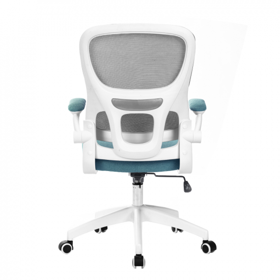 RAMIRO Irodai szék, barna/neomint/fehér