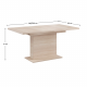 BOBA Kihúzható étkezőasztal, sonoma tölgy, 160-200x90 cm
