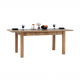 MONTANA Széthúzható ebédlőasztal, tölgyfa lefkas, 160-203x90 cm STW