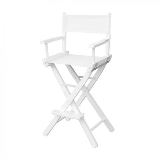Rendezői szék, sminkszék, sminkes szék fehér